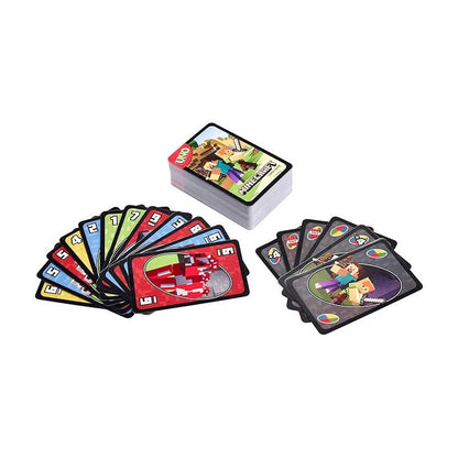 JUEGO CARTAS UNO VERSION LIMITADA MINECRAFT MESA