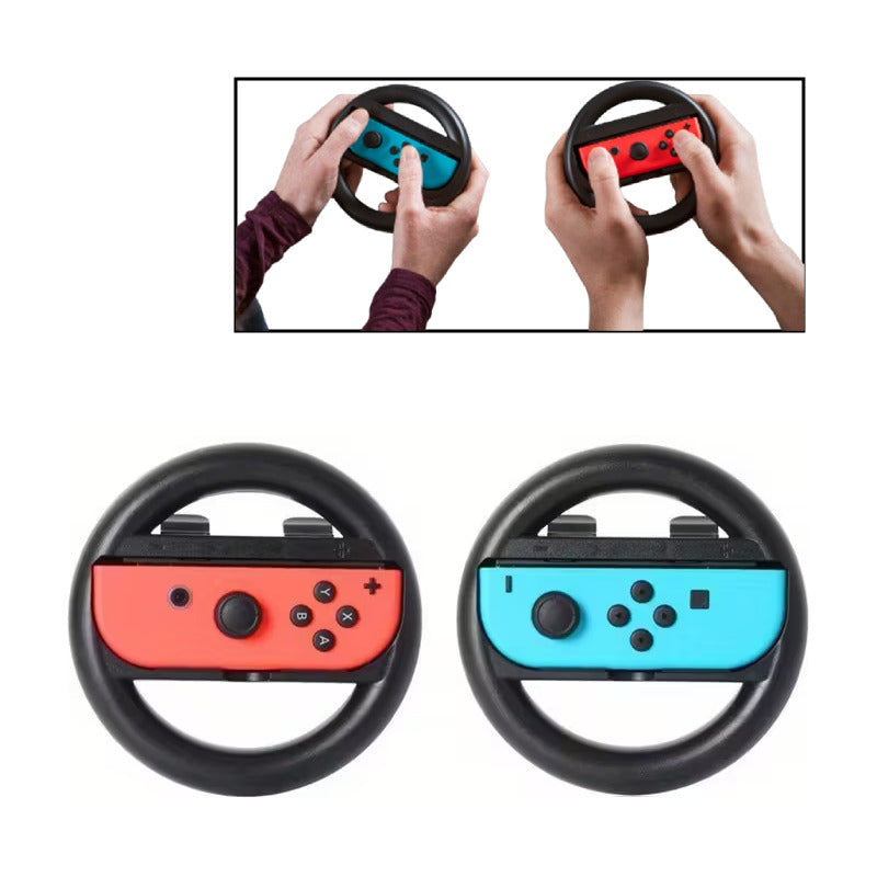 VOLANTES COMPATIBLE JOY-CON NINTENDO SWITCH & OLED NEGRO