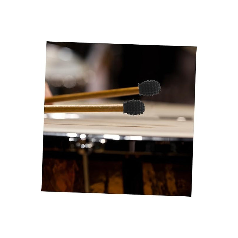 REDUCTOR SONIDO BAQUETAS PROTECTOR PROFESIONLAL 5A BATERÍA NEGRO 5A