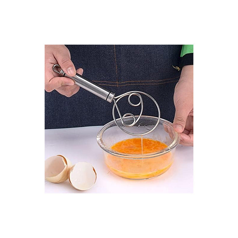BATIDOR MEZCLADOR MASA DANÉS PAN PASTELERÍA HORNEADO GALLETA PLATEADO