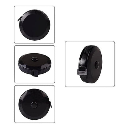 METRO CORPORAL RETRÁCTIL NEGRO BOLSO CARTERA GIMNASIO NEGRO