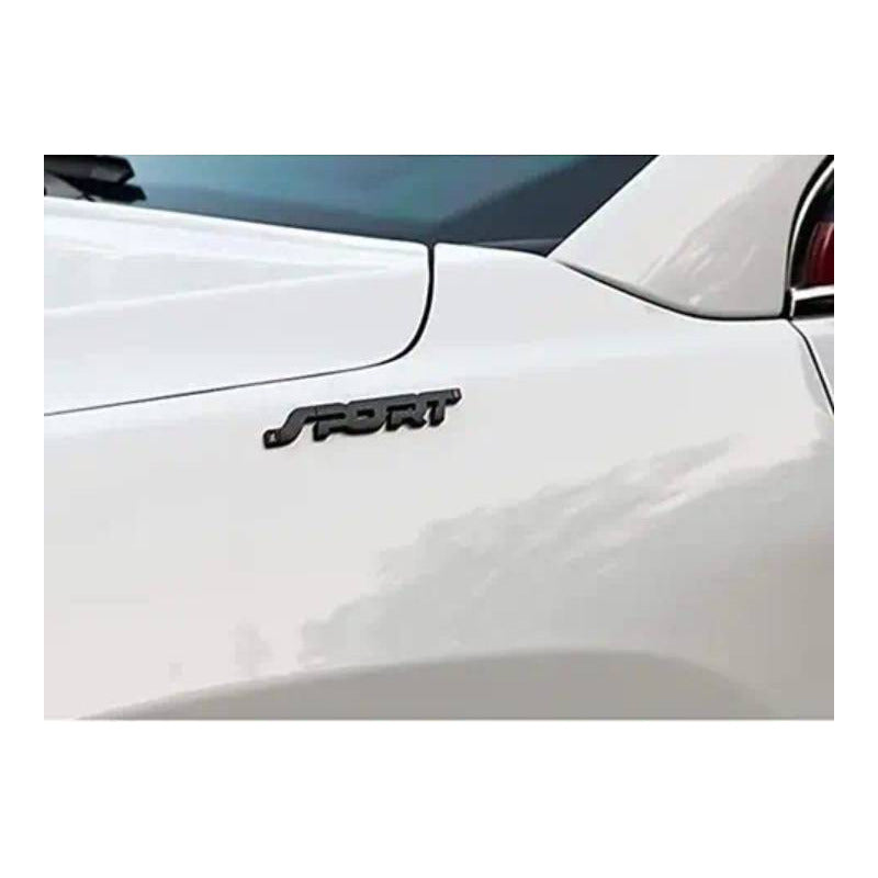 EMBLEMA SPORT METAL 3D ADHESIVO VEHÍCULO INSIGNIA LUJO CARRO