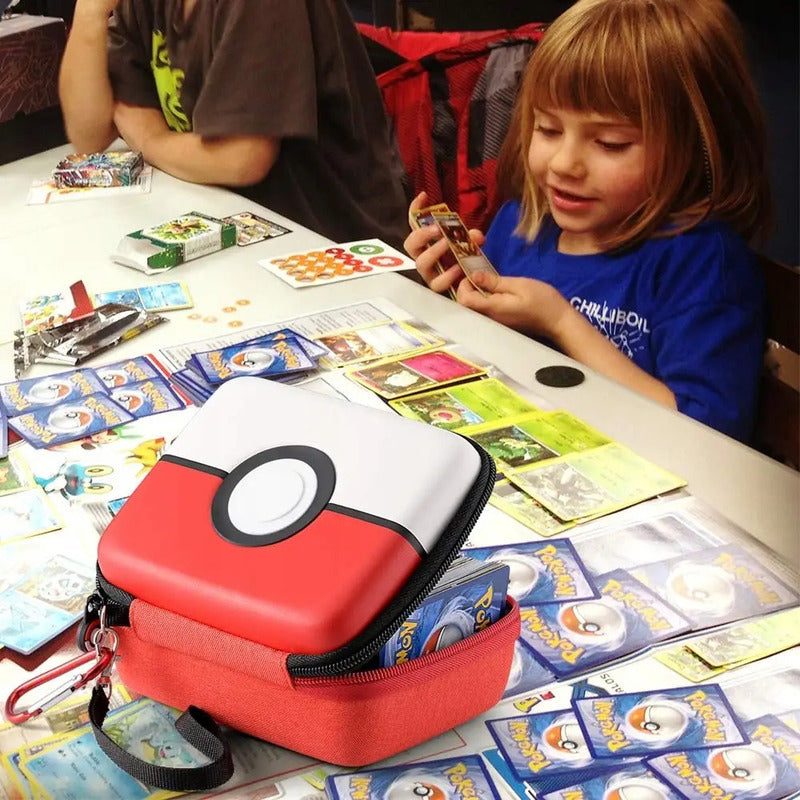 ESTUCHE MALETIN CARTAS POKEMON JUEGO COLECCION