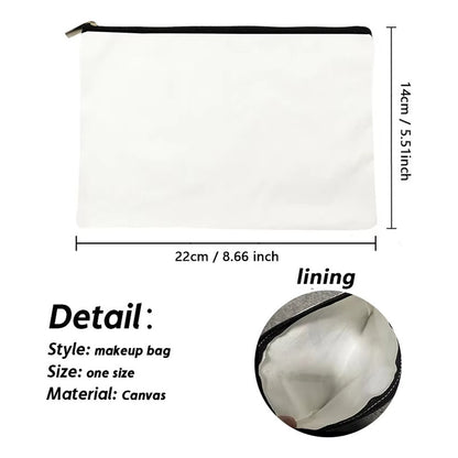 COSMETIQUERA CARTUCHERA TORRE EIFFEL PARÍS BLANCA 22X14 BLANCO CURSIVA