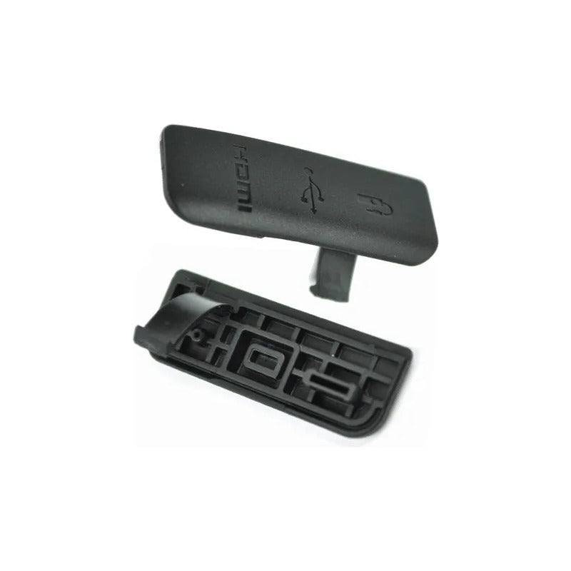 CUBIERTA TAPA COBERTOR GOMA CAUCHO CONEXIONES CANON 1200D NEGRO