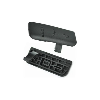 CUBIERTA TAPA COBERTOR GOMA CAUCHO CONEXIONES CANON 1200D NEGRO