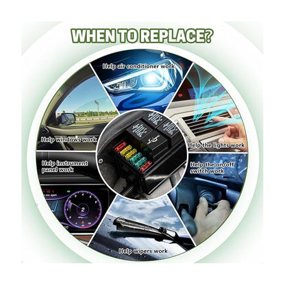 JUEGO 5 FUSIBLES STANDAR CARRO ATO/ATC DE 30A SET KIT