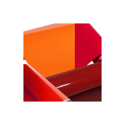 4X VINILO 12  X 12 GAMA FUEGO ROJO NARANJA BRILLANTE CAMEO MULTICOLOR