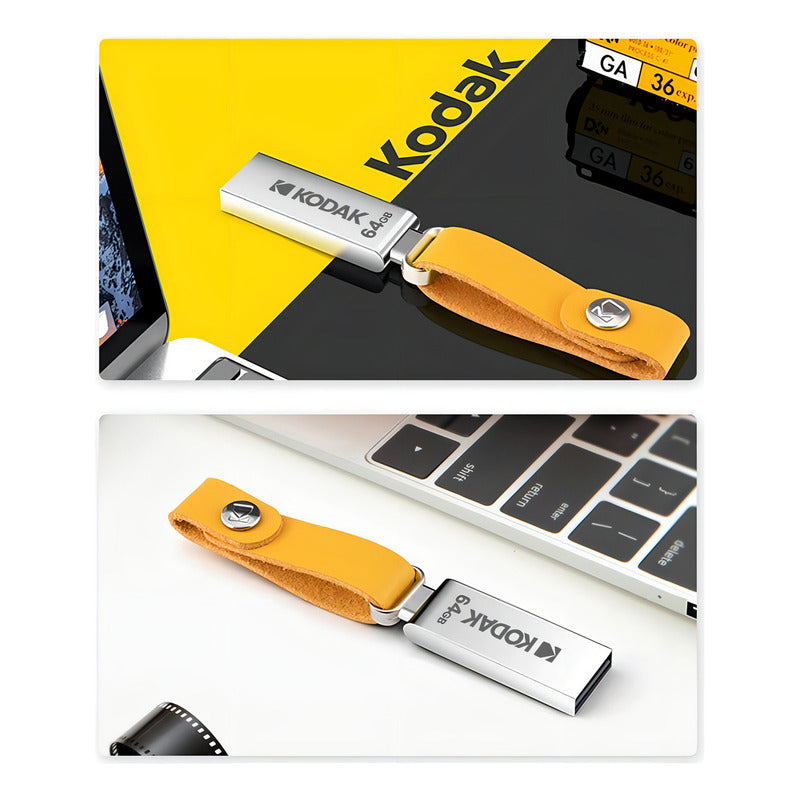 UNIDAD FLASH KODAK DE 64 GB PLATEADO