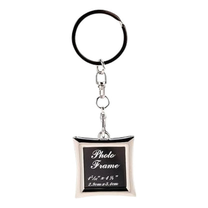 LLAVERO PORTARETRATO ESTRELLA METAL FOTO HIJO MASCOTA MAMÁ PLATEADO