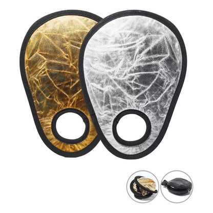 REFLECTOR PLEGABLE FOTOGRAFIA DORADO PLATEADO LENTE DORADO Y PLATEADO