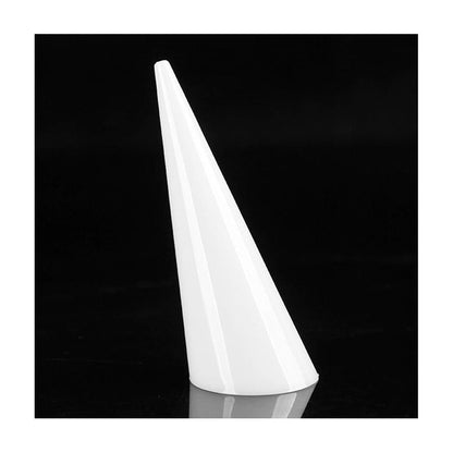 EXHIBIDOR ANILLOS FOTOGRAFÍA JOYERÍA ACRÍLICO BLANCO BLANCO