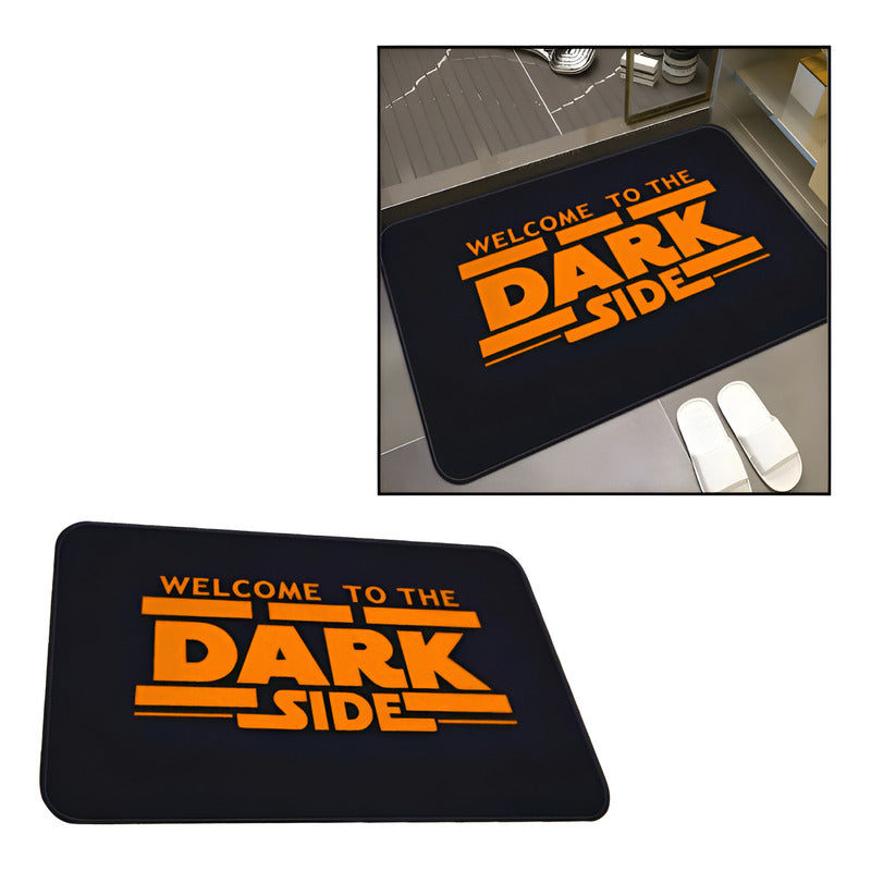 TAPETE HOGAR COCINA ENTRADA CASA DARK SIDE NARANJA 40X60 60 CM 40 CM STAR WARS NEGRO/NARANJA