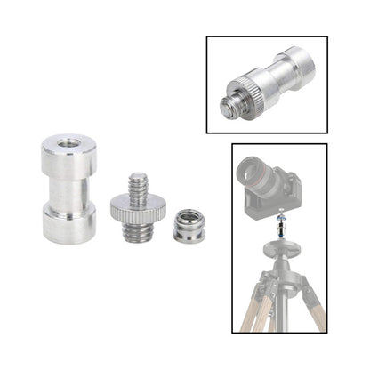 CONVERTIDOR 1/4 3/8 (3 EN 1) TORNILLO TRÍPODE LUZ ADAPTADOR