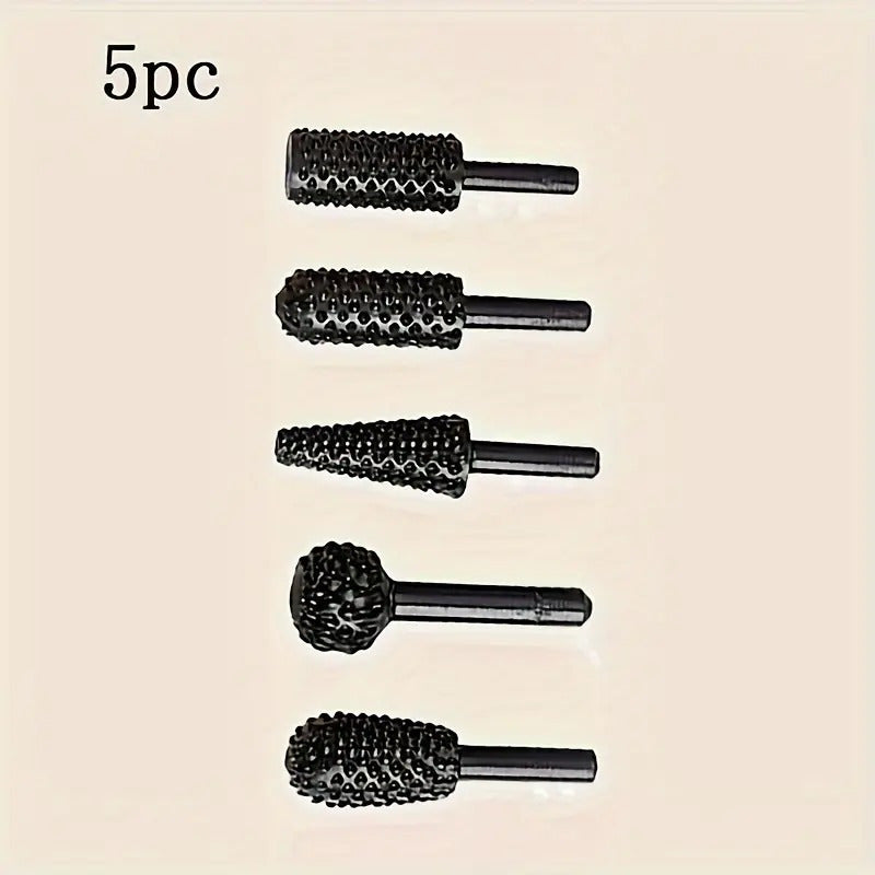 5 PCS BROCA MADERA TALLADO MARQUETERÍA CARPINTERÍA BISUTERÍA