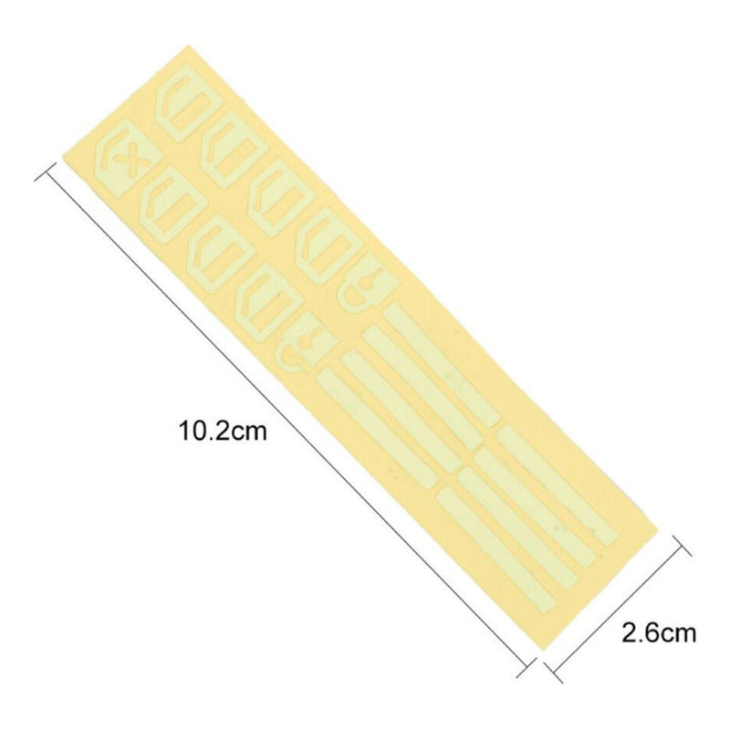 CALCOMANIA AUTOADHESIVA LUMINOSA FLUORESCENTE ELEVAVIDRIOS
