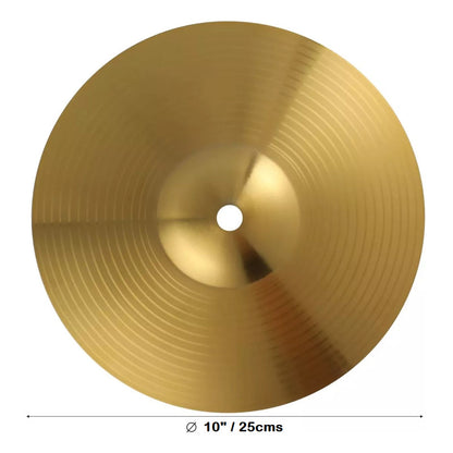 PLATILLO SPLASH 10 PULGADAS BATERÍA ACÚSTICA PERCUSIÓN DORADO OSCURO