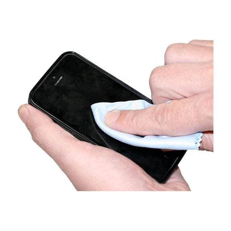PAÑO SEDA MICROFIBRA SUAVE LIMPIADOR GAFAS CELULAR CÁMARA AZUL CLARO