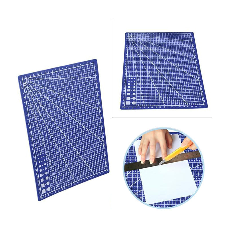 A3 TAPETE CORTE PAPEL MANUALIDADES BISUTERÍA ALFOMBRILLA AZUL MARINO