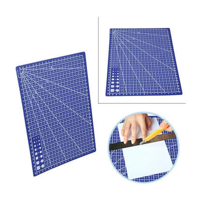 A3 TAPETE CORTE PAPEL MANUALIDADES BISUTERÍA ALFOMBRILLA AZUL MARINO