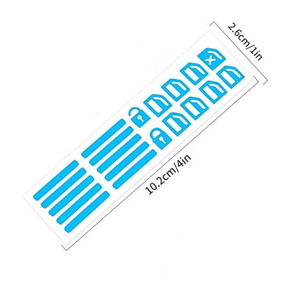 CALCOMANIA ELEVAVIDRIOS LUMINOSA AUTOADHESIVA FLUORESCENTE