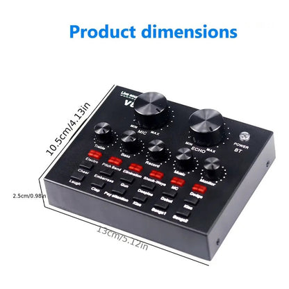 MIXER MEZCLADOR SONIDO USB V8 BM800 PODCAST LIVE VIDEO 5