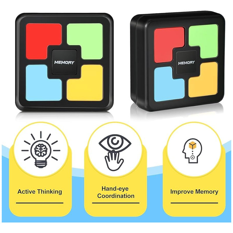 JUEGO MEMORIA ENTRENAMIENTO DIDACTICO LUZ SONIDO BOLSILLO