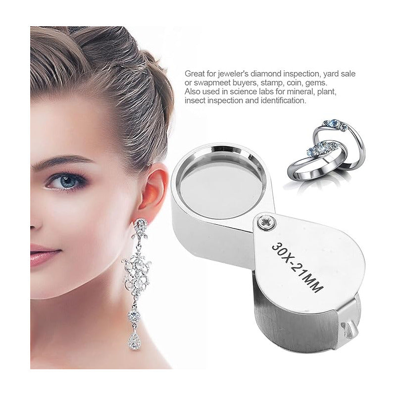 LENTE LUPA TRIPLET MAGNIFICADOR REPARACION RELOJ JOYAS