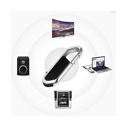 MEMORIA FLASH USB METAL 64GB CLIP ARNES LLAVERO NEGRO NEGRO MINI METAL