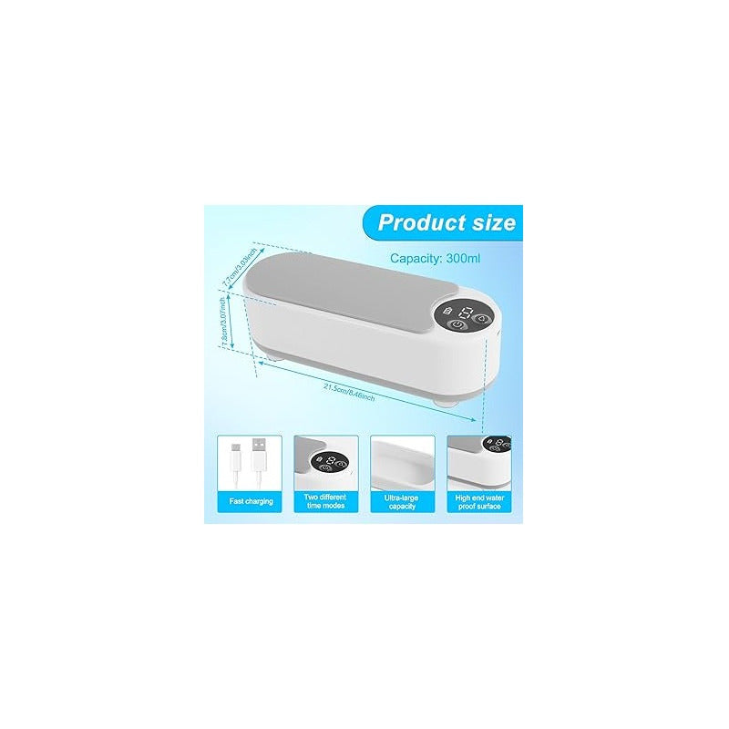 MÁQUINA LIMPIADORA ULTRASONIDO PORTÁTIL MULTIUSOS USB 5V