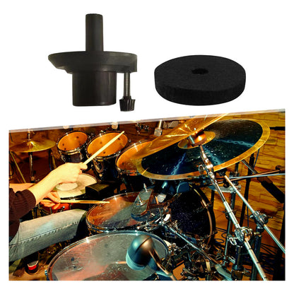 HI-HAT SOPORTE BASE CHARLES PLATILLO BATERÍA PERCUSIÓN NEGRO