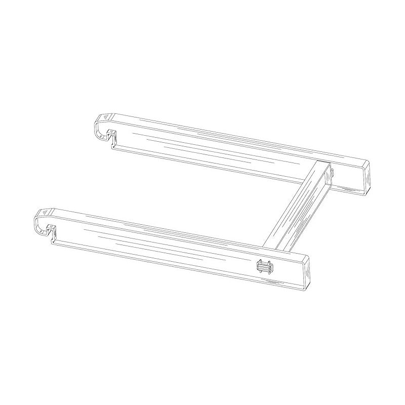 BANDEJA EXTENSIÓN PARA SILHOUETTE CAMEO 4 NEGRO