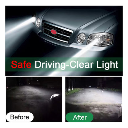 KIT PULIDO RESTAURACION LIMPIEZA FAROS LUCES CARRO CAMIONETA BLANCO