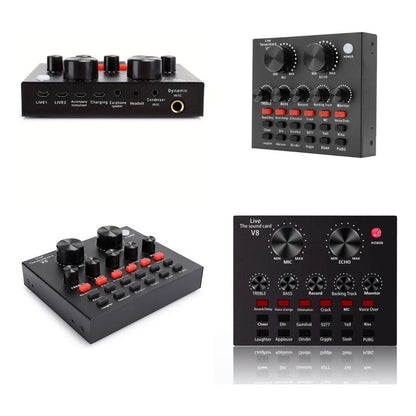 MIXER MEZCLADOR SONIDO USB V8 BM800 PODCAST LIVE VIDEO 5