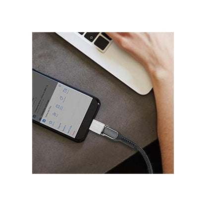 ADAPTADOR CONVERTIDOR USB HEMBRA TIPO C MACHO OTG 3.0 BLANCO BLANCO