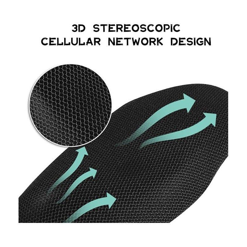 FUNDA COBERTOR COJÍN ASIENTO MOTO AISLAMIENTO TÉRMICO NEGRO