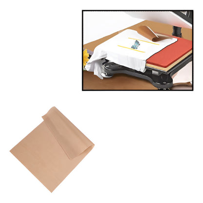 HOJA TEFLÓN 20X15 CMS SUBLIMACIÓN COCINA PLANCHA CALOR HORNO MARRÓN CLARO