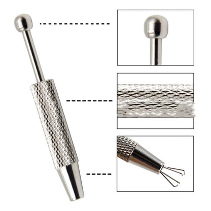 PINZAS JOYERÍA 4 PUNTAS PRECISIÓN ARTESANÍAS PIEDRERÍA