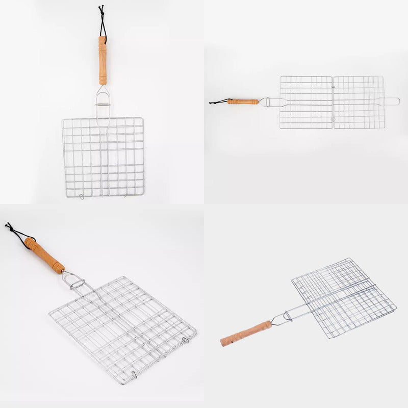 PARRILLA BBQ ASADOS ACAMPAR PICNIC CARNE BISTEC VERDURAS