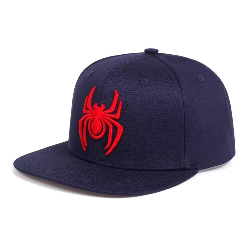 GORRA SPIDERMAN AZUL LOGO ROJO MARVEL AVENGERS CACHUCHA AZUL OSCURO 6