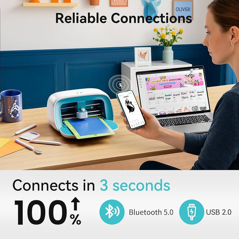 PLOTTER CORTE LIKCUT S501 AZUL OFICINA CRAFT EVENTOS FIESTAS