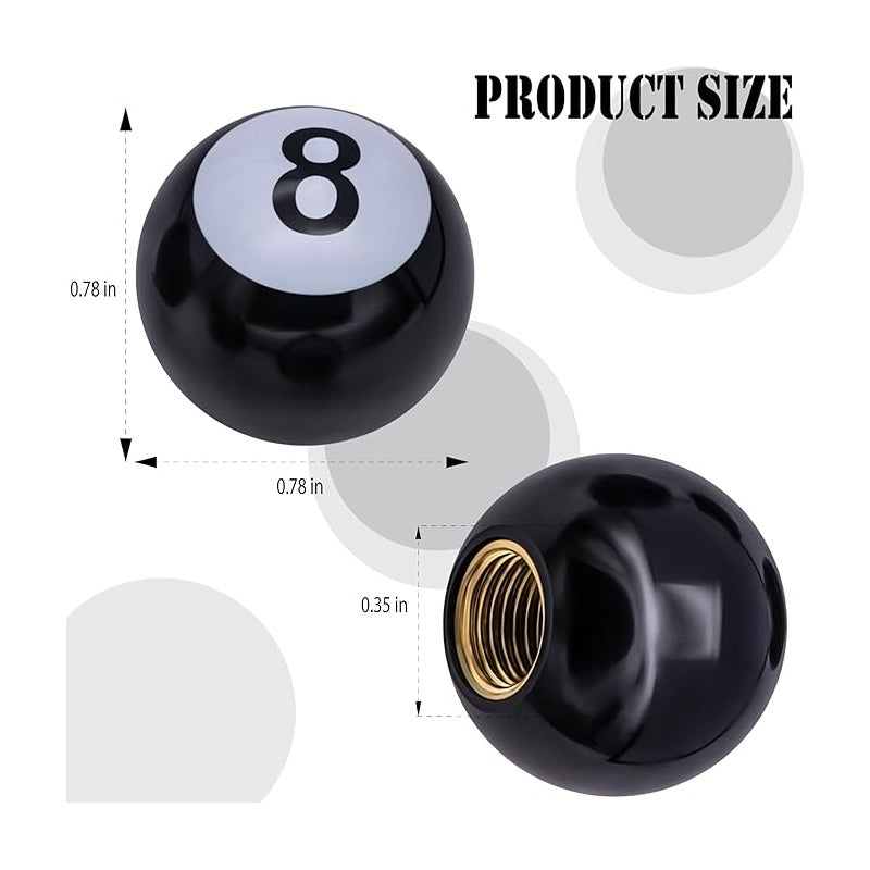 JUEGO TAPA VÁLVULA AIRE LLANTA CARRO MOTO BICI BOLA 8 BILLAR