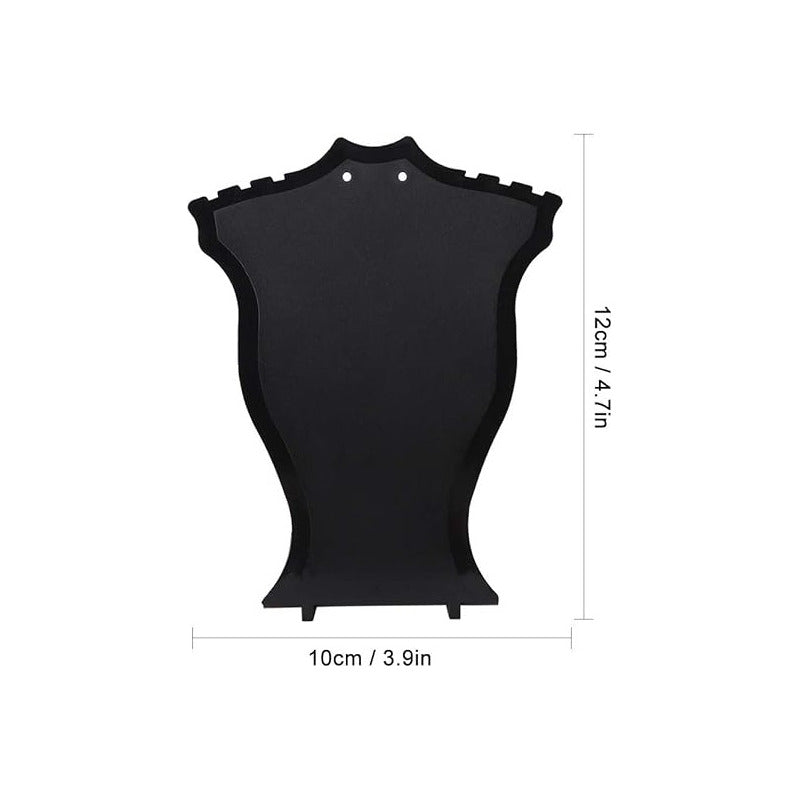 EXHIBIDOR COLLAR ARETES JOYAS PENDIENTES SOPORTE JOYERIA BLANCO