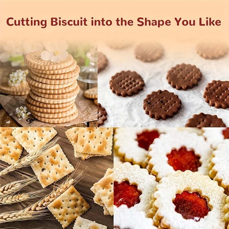 CORTADOR REDONDO MASA PASTA GALLETAS PASTELERÍA COCINA PLATEADO