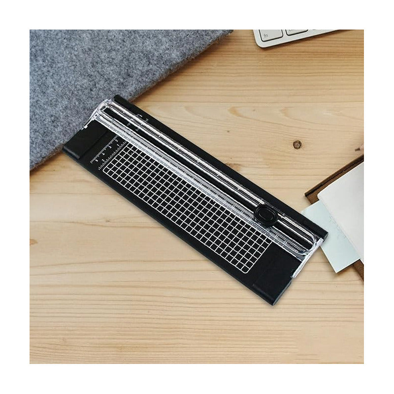 CORTADOR GUILLOTINA PORTATIL BIDIRECCIONAL MANUAL PAPEL A4