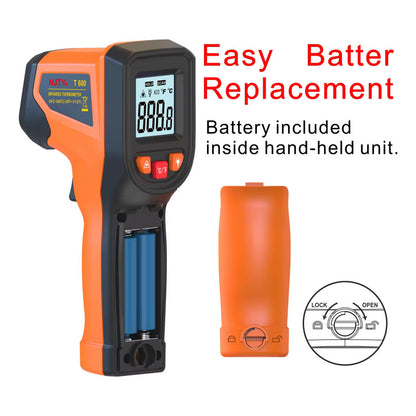 TERMOMETRO DIGITAL INFRARROJO INDUSTRIAL LASER -50° | 600°C