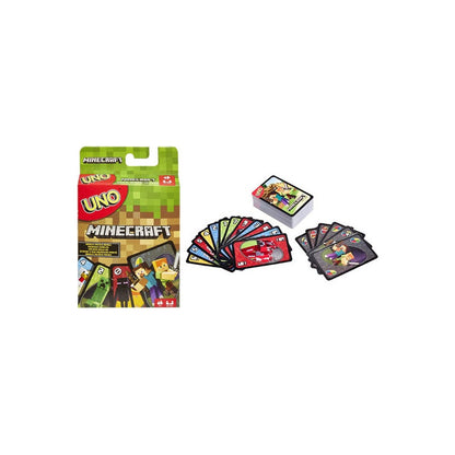 JUEGO CARTAS UNO VERSION LIMITADA MINECRAFT MESA