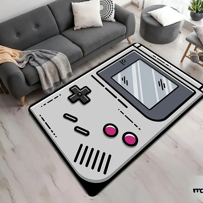 TAPETE HOGAR COCINA ENTRADA CUARTO GAMEBOY CLÁSICO 40X60 60 CM 40 CM GAMEBOY CLASICO GRIS CLARO