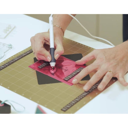 BOLIGRAFO CALOR USB CALIGRAFIA FOIL QUILL ESTILO LIBRE AZUL 0°