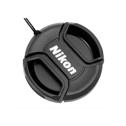TAPA LENTE NIKON FRONTAL+CUERDA Ø49MM FOTO VIDEO CAMARA NEGRO